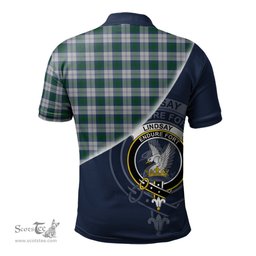 Scottish Lindsay Dress Clan Scotland Golf Plaid Polo Shirt with Scottish Flag Tartan Mens Polo Shirts Scottish Plaid Tartan Plaid - ScotsTee - scotstee.com