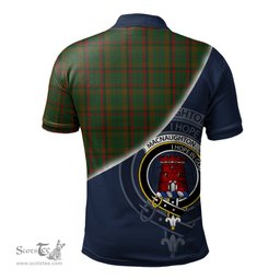 Scottish Macnaughton Hunting Clan Scotland Golf Plaid Polo Shirt with Scottish Flag Tartan Mens Polo Shirts Scottish Plaid Tartan Plaid - ScotsTee - scotstee.com