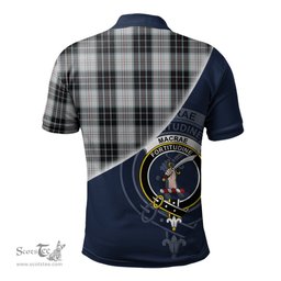 Scottish MacRae Dress Clan Scotland Golf Plaid Polo Shirt with Scottish Flag Tartan Mens Polo Shirts Scottish Plaid Tartan Plaid - ScotsTee - scotstee.com