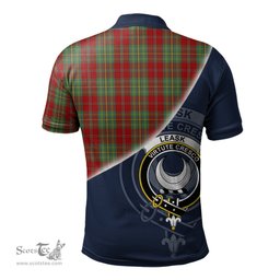 Scottish Leask Clan Scotland Golf Plaid Polo Shirt with Scottish Flag Tartan Mens Polo Shirts Scottish Plaid Tartan Plaid - ScotsTee - scotstee.com