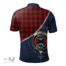 Scottish MacLeod of Raasay Highland Clan Scotland Golf Plaid Polo Shirt with Scottish Flag Tartan Mens Polo Shirts Scottish Plaid Tartan Plaid - ScotsTee - scotstee.com