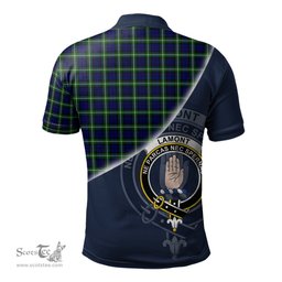 Scottish Lamont Modern Clan Scotland Golf Plaid Polo Shirt with Scottish Flag Tartan Mens Polo Shirts Scottish Plaid Tartan Plaid - ScotsTee - scotstee.com