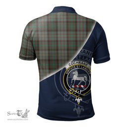 Scottish Cochrane Hunting Clan Scotland Golf Plaid Polo Shirt with Scottish Flag Tartan Mens Polo Shirts Scottish Plaid Tartan Plaid - ScotsTee - scotstee.com