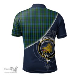 Scottish Campbell of Argyll 02 Clan Scotland Golf Plaid Polo Shirt with Scottish Flag Tartan Mens Polo Shirts Scottish Plaid Tartan Plaid - ScotsTee - scotstee.com
