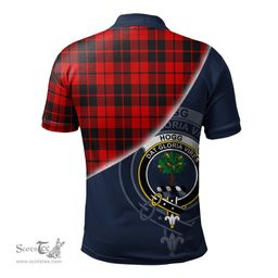 Scottish Hogg Clan Scotland Golf Plaid Polo Shirt with Scottish Flag Tartan Mens Polo Shirts Scottish Plaid Tartan Plaid - ScotsTee - scotstee.com