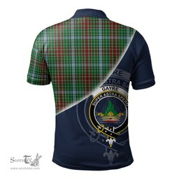 Scottish Gayre Clan Scotland Golf Plaid Polo Shirt with Scottish Flag Tartan Mens Polo Shirts Scottish Plaid Tartan Plaid - ScotsTee - scotstee.com