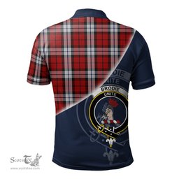 Scottish Brodie Dress Clan Scotland Golf Plaid Polo Shirt with Scottish Flag Tartan Mens Polo Shirts Scottish Plaid Tartan Plaid - ScotsTee - scotstee.com