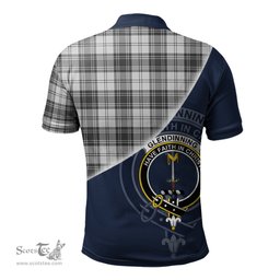Scottish Glendinning Clan Scotland Golf Plaid Polo Shirt with Scottish Flag Tartan Mens Polo Shirts Scottish Plaid Tartan Plaid - ScotsTee - scotstee.com
