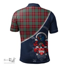Scottish Crawford Modern of NewZealand Clan Scotland Golf Plaid Polo Shirt with Scottish Flag Tartan Mens Polo Shirts Scottish Plaid Tartan Plaid - ScotsTee - scotstee.com