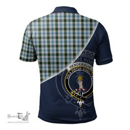 Scottish Henderson Dress Clan Scotland Golf Plaid Polo Shirt with Scottish Flag Tartan Mens Polo Shirts Scottish Plaid Tartan Plaid - ScotsTee - scotstee.com