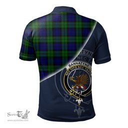 Scottish Bannatyne Clan Scotland Golf Plaid Polo Shirt with Scottish Flag Tartan Mens Polo Shirts Scottish Plaid Tartan Plaid - ScotsTee - scotstee.com