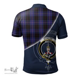 Scottish Dunlop Clan Scotland Golf Plaid Polo Shirt with Scottish Flag Tartan Mens Polo Shirts Scottish Plaid Tartan Plaid - ScotsTee - scotstee.com