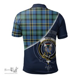 Scottish Hope Ancient Clan Scotland Golf Plaid Polo Shirt with Scottish Flag Tartan Mens Polo Shirts Scottish Plaid Tartan Plaid - ScotsTee - scotstee.com
