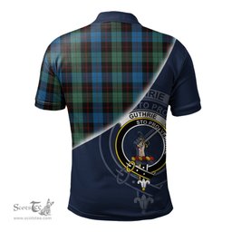 Scottish Guthrie Clan Scotland Golf Plaid Polo Shirt with Scottish Flag Tartan Mens Polo Shirts Scottish Plaid Tartan Plaid - ScotsTee - scotstee.com