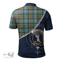 Scottish Cathcart Clan Scotland Golf Plaid Polo Shirt with Scottish Flag Tartan Mens Polo Shirts Scottish Plaid Tartan Plaid - ScotsTee - scotstee.com