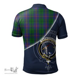 Scottish Carmichael Clan Scotland Golf Plaid Polo Shirt with Scottish Flag Tartan Mens Polo Shirts Scottish Plaid Tartan Plaid - ScotsTee - scotstee.com
