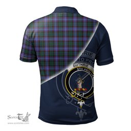 Scottish Guthrie Modern Clan Scotland Golf Plaid Polo Shirt with Scottish Flag Tartan Mens Polo Shirts Scottish Plaid Tartan Plaid - ScotsTee - scotstee.com