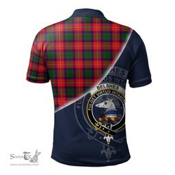 Scottish Belshes Clan Scotland Golf Plaid Polo Shirt with Scottish Flag Tartan Mens Polo Shirts Scottish Plaid Tartan Plaid - ScotsTee - scotstee.com