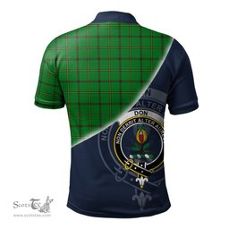Scottish Don Clan Scotland Golf Plaid Polo Shirt with Scottish Flag Tartan Mens Polo Shirts Scottish Plaid Tartan Plaid - ScotsTee - scotstee.com