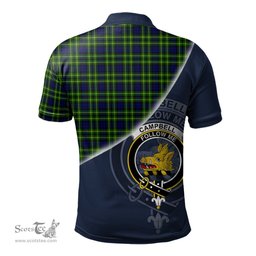Scottish Campbell of Breadalbane Modern Clan Scotland Golf Plaid Polo Shirt with Scottish Flag Tartan Mens Polo Shirts Scottish Plaid Tartan Plaid - ScotsTee - scotstee.com