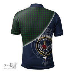 Scottish Elphinstone Clan Scotland Golf Plaid Polo Shirt with Scottish Flag Tartan Mens Polo Shirts Scottish Plaid Tartan Plaid - ScotsTee - scotstee.com
