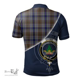 Scottish Gayre Hunting Clan Scotland Golf Plaid Polo Shirt with Scottish Flag Tartan Mens Polo Shirts Scottish Plaid Tartan Plaid - ScotsTee - scotstee.com