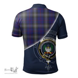 Scottish Kinnaird Clan Scotland Golf Plaid Polo Shirt with Scottish Flag Tartan Mens Polo Shirts Scottish Plaid Tartan Plaid - ScotsTee - scotstee.com