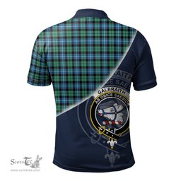 Scottish Galbraith Ancient Clan Scotland Golf Plaid Polo Shirt with Scottish Flag Tartan Mens Polo Shirts Scottish Plaid Tartan Plaid - ScotsTee - scotstee.com