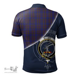 Scottish Elliot Clan Scotland Golf Plaid Polo Shirt with Scottish Flag Tartan Mens Polo Shirts Scottish Plaid Tartan Plaid - ScotsTee - scotstee.com