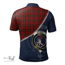 Scottish Brodie Clan Scotland Golf Plaid Polo Shirt with Scottish Flag Tartan Mens Polo Shirts Scottish Plaid Tartan Plaid - ScotsTee - scotstee.com