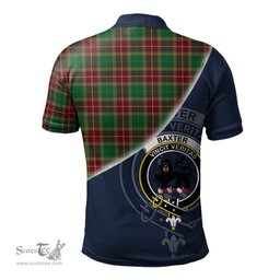 Scottish Baxter Clan Scotland Golf Plaid Polo Shirt with Scottish Flag Tartan Mens Polo Shirts Scottish Plaid Tartan Plaid - ScotsTee - scotstee.com