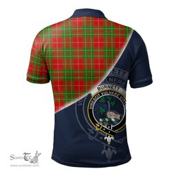 Scottish Burnett Ancient Clan Scotland Golf Plaid Polo Shirt with Scottish Flag Tartan Mens Polo Shirts Scottish Plaid Tartan Plaid - ScotsTee - scotstee.com