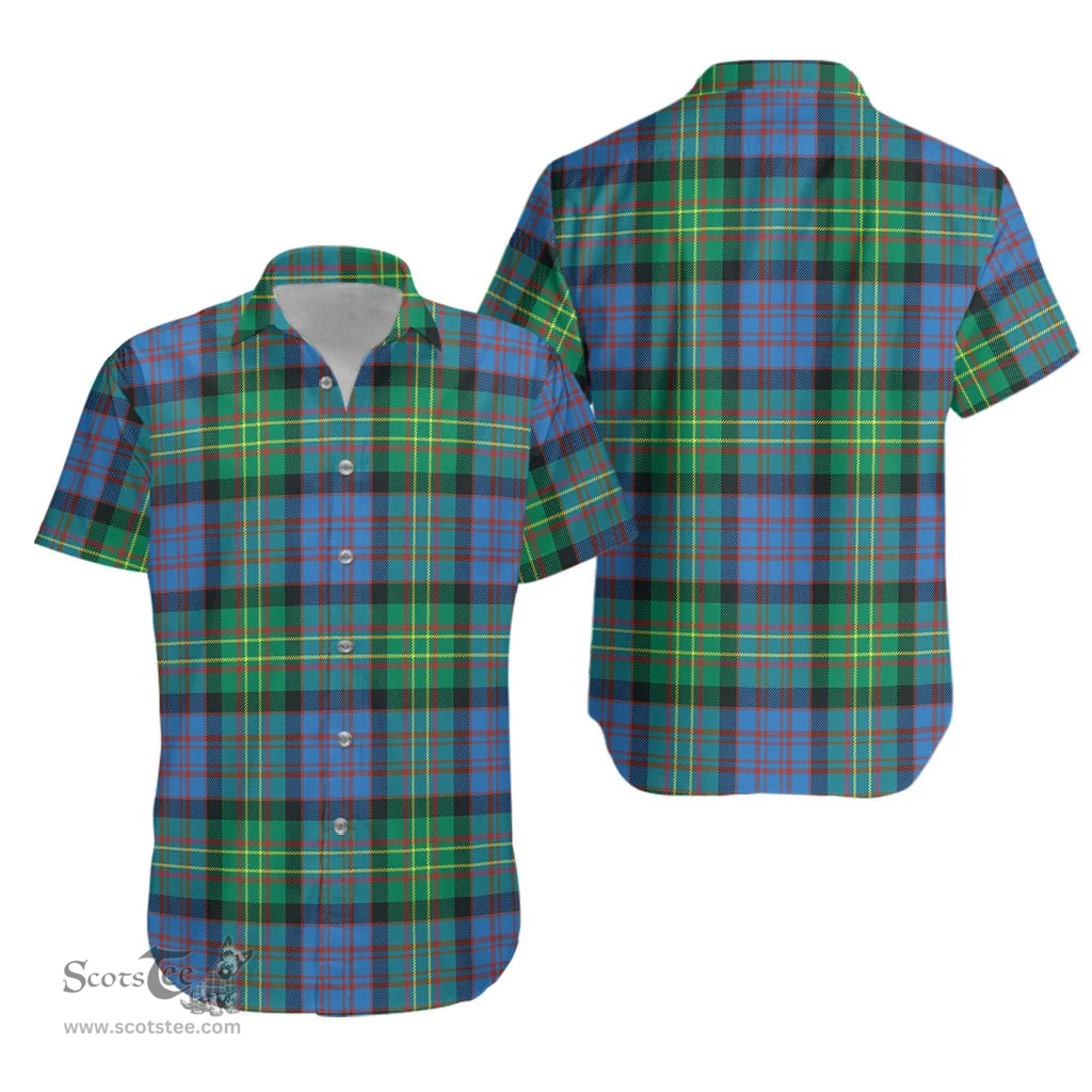 Scottish Bowie Ancient Clan Ultra Lightweight Tartan Shirt - Classic Scottish Plaid Tartan Plaid
