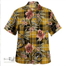 Scottish Barclay Dress Ancient Clan Tartan Hawaiian Shirt - Tropical Old Style Scottish Plaid Tartan Plaid