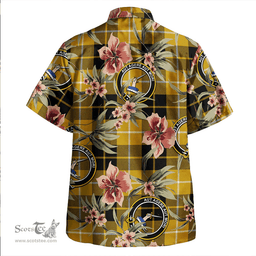 Scottish Barclay Dress Ancient Clan Tartan Hawaiian Shirt - Tropical Old Style Scottish Plaid Tartan Plaid