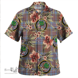 Scottish Anderson Weathered Clan Tartan Hawaiian Shirt - Tropical Old Style Scottish Plaid Tartan Plaid