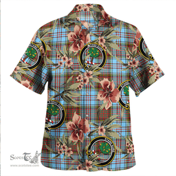 Scottish Anderson Ancient Clan Tartan Hawaiian Shirt - Tropical Old Style Scottish Plaid Tartan Plaid