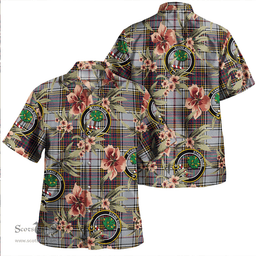 Scottish Anderson Ross Modern Clan Tartan Hawaiian Shirt - Tropical Old Style Scottish Plaid Tartan Plaid