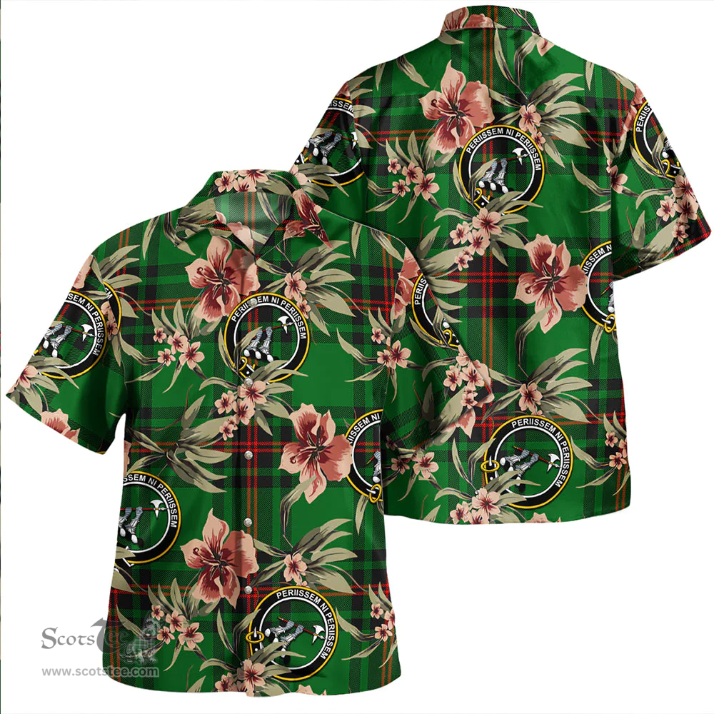 Scottish Anstruther Clan Tartan Hawaiian Shirt - Tropical Old Style Scottish Plaid Tartan Plaid