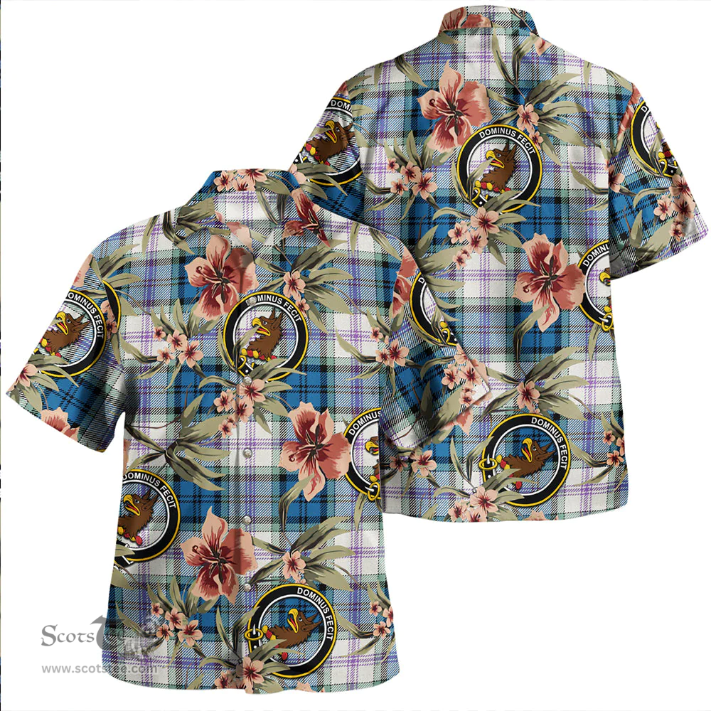 Scottish Baird Dress Dance (Baines Dress Dance) Clan Tartan Hawaiian Shirt - Tropical Old Style Scottish Plaid Tartan Plaid