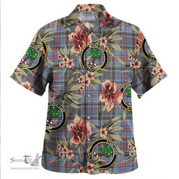 Scottish Anderson Old Weathered Clan Tartan Hawaiian Shirt - Tropical Old Style Scottish Plaid Tartan Plaid