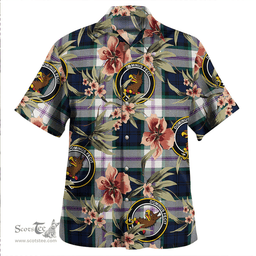 Scottish Baird Dress (Baines Dress) Clan Tartan Hawaiian Shirt - Tropical Old Style Scottish Plaid Tartan Plaid