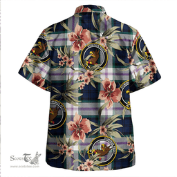 Scottish Baird Dress (Baines Dress) Clan Tartan Hawaiian Shirt - Tropical Old Style Scottish Plaid Tartan Plaid
