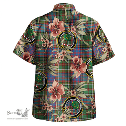 Scottish Anderson of Kinneddar Hunting Weathered Clan Tartan Hawaiian Shirt - Tropical Old Style Scottish Plaid Tartan Plaid