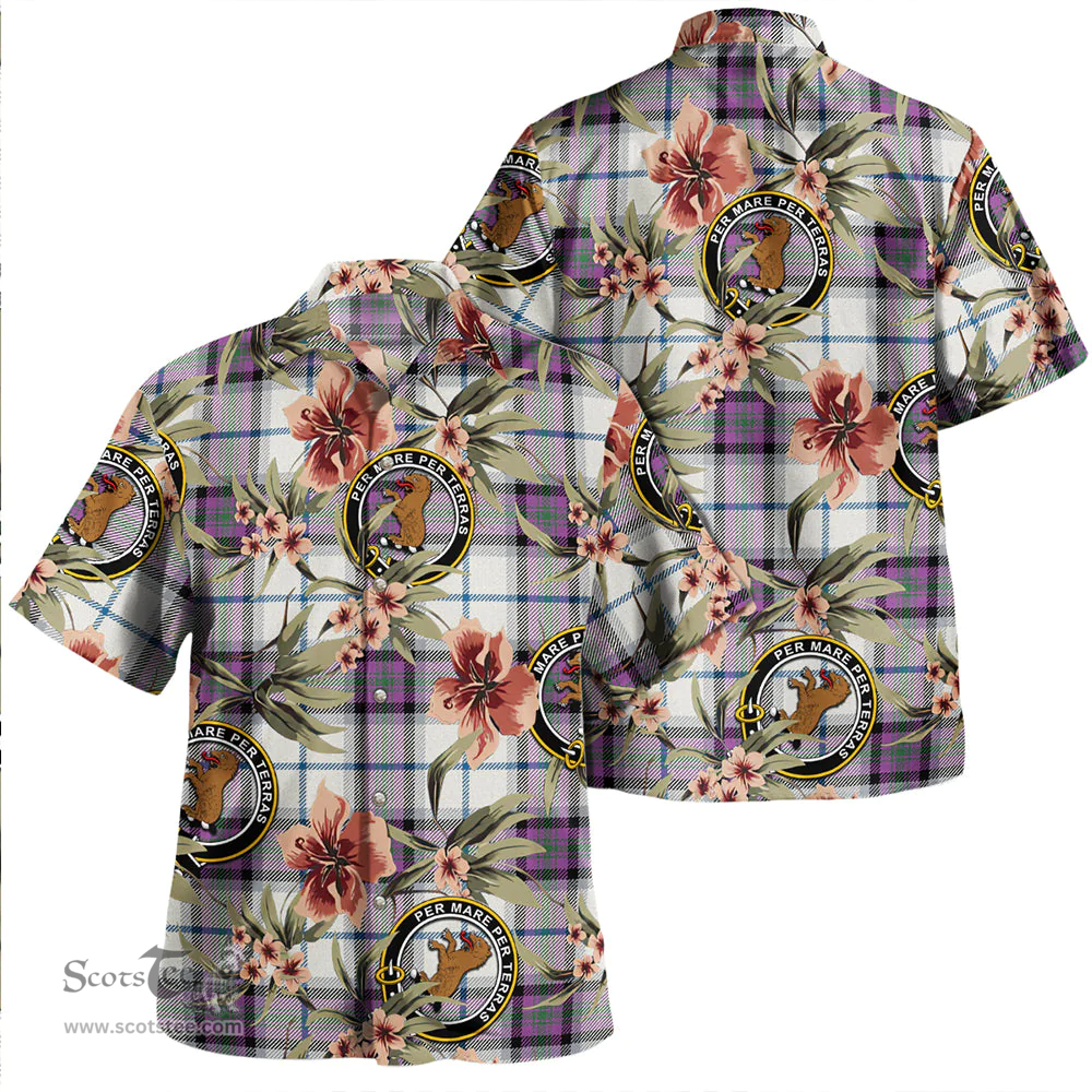 Scottish Alexander of Menstry Dress Ancient Clan Tartan Hawaiian Shirt - Tropical Old Style Scottish Plaid Tartan Plaid