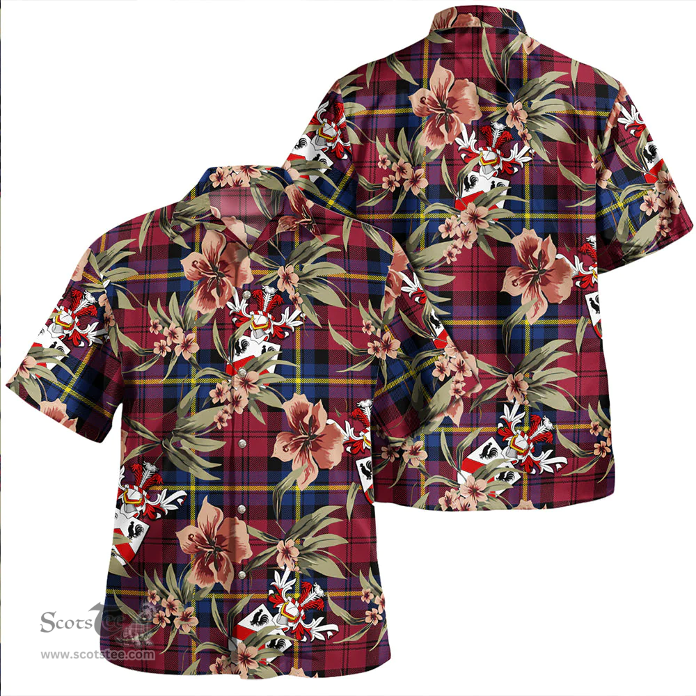 Scottish Aitken Modern Clan Tartan Hawaiian Shirt - Tropical Old Style Scottish Plaid Tartan Plaid