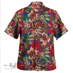 Scottish Auchinleck Clan Tartan Hawaiian Shirt - Tropical Old Style Scottish Plaid Tartan Plaid
