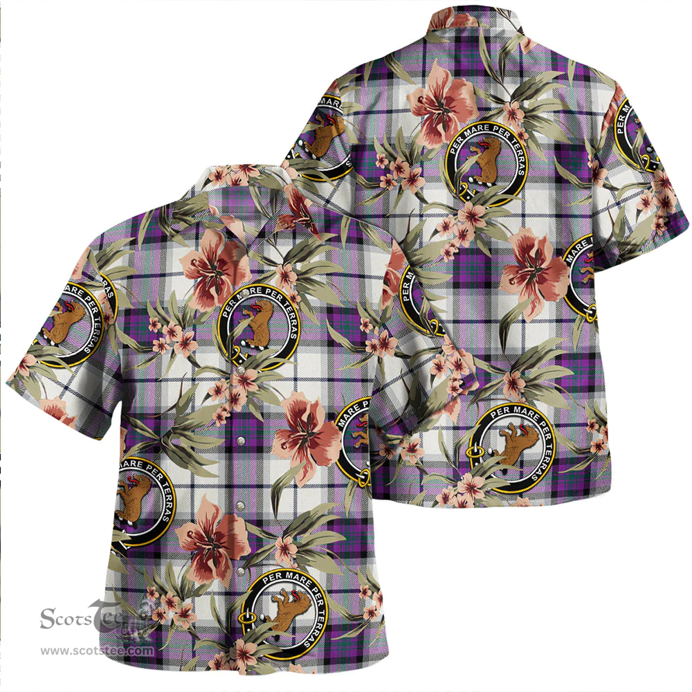 Scottish Alexander of Menstry Dress Modern Clan Tartan Hawaiian Shirt - Tropical Old Style Scottish Plaid Tartan Plaid