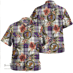 Scottish Alexander of Menstry Dress Modern Clan Tartan Hawaiian Shirt - Tropical Old Style Scottish Plaid Tartan Plaid