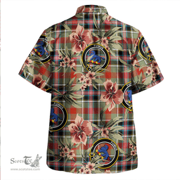 Scottish Bruce of Kinnaird Ancient Clan Tartan Hawaiian Shirt - Tropical Old Style Scottish Plaid Tartan Plaid